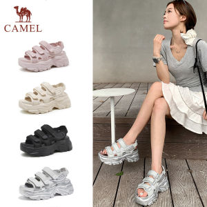 Cameljeans Womens Shoes Summer New Thick-soled Sandals Casual Height-increasing Beach shoes