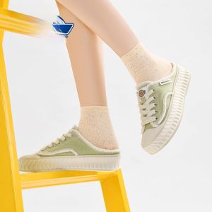 Dickies | รองเท้าผ้าใบส้นหนาสำหรับผู้หญิง ใส่สบายในฤดูหนาว