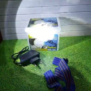 Senter Kepala Super Terang Babon BB-S6 120W / Senter Kepala Tahan Lama / Headlamp 120 Watt Cahaya Putih Tahan Sampai 15Jam / Senter Kepala Selam 120 Watt / Senter Kepala Anti Air ~ BRO