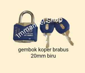 Gembok koper dan tas ransel 20mm Brabus