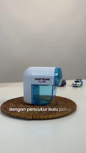 Pencukur Bulu Pakaian Electric Cloth Fabric Shaver Ukuran Mini Mudah Dibawa Taffhome