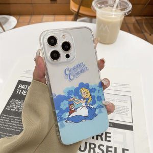 Phone Case Redmi Note 13 Pro+ Note13 Pro 10 5G 4G Note 12 11 10S cute Alice Princess Pattern Shockproof clear Soft Rubber Casing Xiaomi Redmi Note 13pro 13pro+ 5g 4g beautifully Phone cover shell