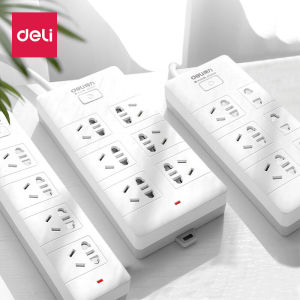 Deli New National Standard Office Extension Board Power Strip Multi-Function Extension Cord Home Dormitory Office Use
