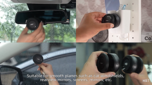 [24 giờ tàu] 2025Hoco H87 điện thoại trong xe ô tô móc dính chân không hút chân không thích hợp cho kính chắn gió Bảng điều khiển ngăn để cốc ghế xe hơi xe chủ phổ quát chủ