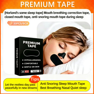 Elastic cloth with holes to close mouth and stop snoring tape 30PCS/box anti-open mouth breathing correction tape for sleeping and mouth closing tape