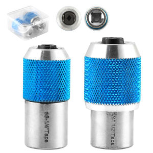 Tap Socket Set 2PCS Tap Extractor ToolTap Sockets with a 3/8" Socket Adapter Suitable for Taps Reamers Screw Extractors