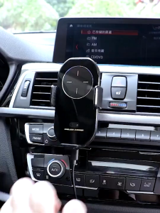 EYD A7S Car Wireless Charger Mobil Holder 15W Fast Magnetic Charger Mobil Wireless Bottom Charging Tanpa Goyang Rotasi 360° Mobil