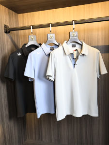 M-Series Breathable Honeycomb Mesh Seamless Sealed Summer 2025 Mens Polo Shirt Short Sleeve Turn-down Collar Outdoor Commuting