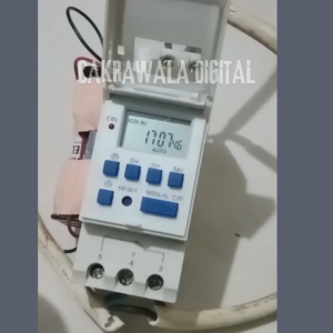 PROMO Digital Timer MCB Box Switch Programmable 220V Din Rail On Off Lampu Otomatis THC15A
