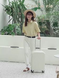 Koper Travel Ringan Password Suitcase 603 Pastel Anti Pecah 20 Inch