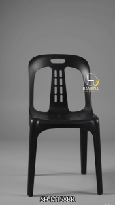 Plastik Chair SH-M158BR/Kerusi Makan /Kerusi Plastik/ Dining Chair/Anti-Slip Chair Indoor & Outdoor