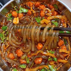 Authentic Chongqing Spicy Sweet Potato Noodles