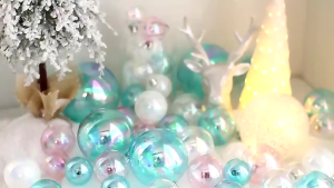 Quả Châu Trong Suốt E93 Có Nắp Treo Cây Thông Trang Trí Giáng Sinh TTNTSS109