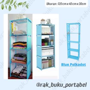 Lemari Baju Buku Portabel Mudah Bongkar Pasang Murah Meriah BARU! GUH