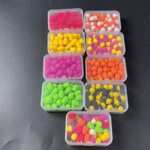 Topranc EVA Fishing Floats Carp Fishing Bait Pop Up Boilie Foam Floats Ball Beads Fishing Floating Ball Accessories