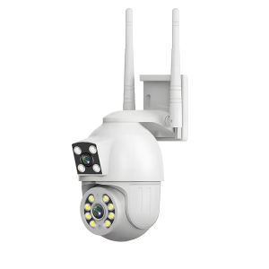 V380 PRO 4K 6MP Dual Lens Security CCTV Camera Outdoor Waterproof 360° PTZ Control CCTV Connect To Cellphone