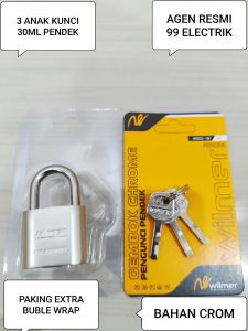 GEMBOK STANLESS / ANTI MALING 30ML-60ML EXTRA BUBLE WRAP WILMER