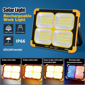 <COOL> SUPER BRIGHT 20000W Solar Camping Light Outdoor Waterproof Emergency Lamp 9000mAh Battery Type-C