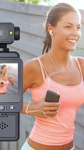 New 1080P WiFi Mini Body Camera 180° Rotation Outdoor Video Recorder HD Handheld Sports Camera for Safety Work Guard Travel