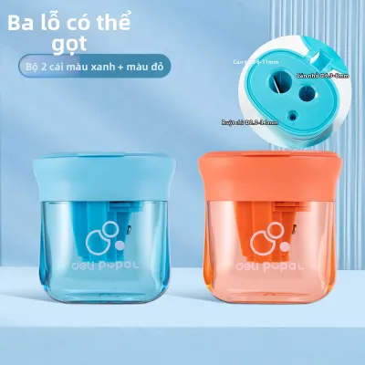 deli | Gọt Bút Chì Cho Trẻ Em Với Hai Lỗ