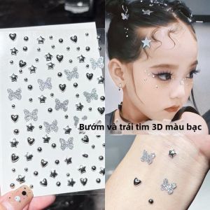 CHUBEISHI | Glow Rhinestone Face Stickers