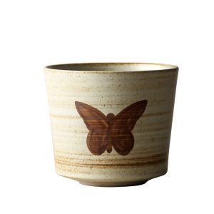 Creative Ceramic Mugs Tea Cups Couple Home Use Coffee Cups Vintage Style Set of 2 Attractive Water Cups by Jiutu