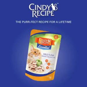 Cindys Recipe Essential (Wet Cat Food Pouch/Gravy Pouch)Grain Free Wet Food For Cats/Makanan Basah Kucing 16 Flavours