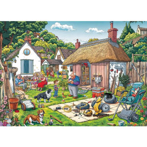 Warm Courtyard Jigsaw Puzzles 500/1000/1200/2000PCS Cartoon Puzzle Brain Training Educational Toys for Adult Birthday Gift