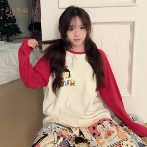 GONGDIE | Soft Cotton Cute Cartoon Pajamas with Padding