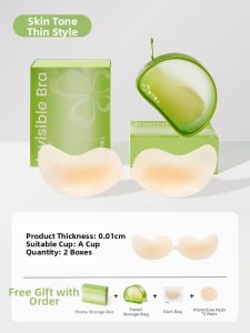 Ultra-thin Supportive Invisible No-wear Bra