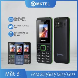 MKTEL OYE 3 Tính Năng Điện Thoại Với Màn Hình 1.77 Inch Pin 1800MAh Dual SIM MP3 MP4 Đài FM Đèn Pin Mạnh Cao Cấp Điện Thoại Lật