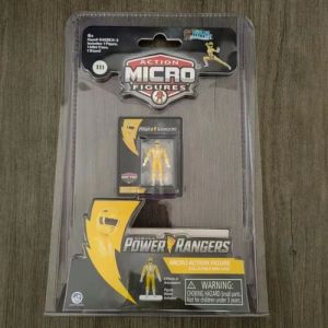 Bandai | Worlds Smallest Powers Rangers Micro Action Figures Pink Red Ranger Jason Zack Billy Miniature Collectible Mini Case Kids Gifts