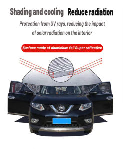 High quality Sunshades UV Protection Curtain Car Accessories Front Windshield Sunshade Sun Protection insulation Aluminum Foil Cover Tool For Toyota Corolla Cross XG10 2020 2021 2022 2023