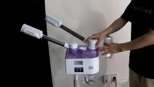 [สปาหน้า] เครื่องพ้นไอน้ำร้อน-เย็น 2หัว โอโซนผิว สำหรับร้านสปาหน้า คลินิกทำหน้า