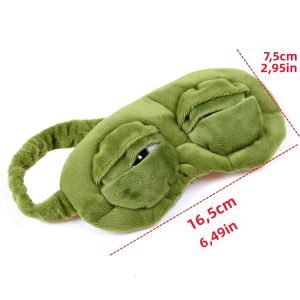Mặt Nạ Ngủ Thiết Kế Hình Chú Ếch Buồn 3D Chống Nắng Tự Nhiên Mềm Mại Dễ Mang Theo Khi Đi Du Lịch Dành Cho Nam Và Nữ
