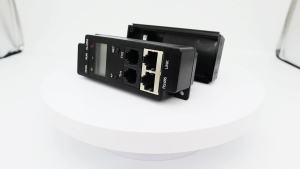 JSY1061 DC Single-phase PDU Header LCD display RS485 RJ45 2-way Temperature Humidity 63A 1U RJ11