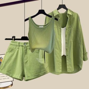 NUMEN BUTTON | Summer Plus Size Anti-aging Sun Protection Outfit Set