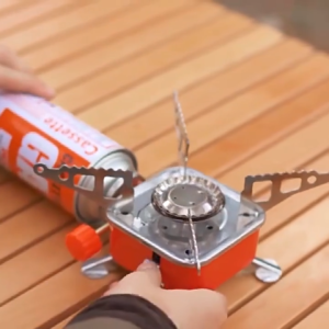 【Daily Suki Store】Portable Butane Gas Stove-Mini Square Furnace for Camping Travel & Emergency Use | Lightweight Outdoor Stove Perfect for PH Adventures