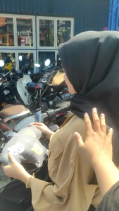 BANTAL STANG MOTOR ALL TYPE MOTIF MENGGEMASKAN