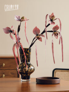 South Star Pu Hand Feel Orchid Artificial Flower Display Modern Minimalist Living Room Photography Props Home Decorations