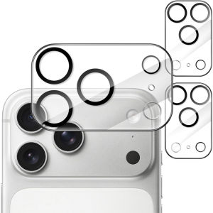 3PCS Camera Lens Protector Cover for iPhone 17 Pro Max Air 16 Plus 15 14 13 Mini 12 11 Tempered Glass Protection Phone Accessory