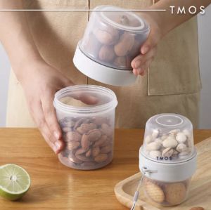 TMOS Air Sealed Food Container Spice Bean Nuts Seed Porridge Cereal Salad Storage Pantry Organizer Bekas Kedap Udara