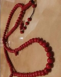 Tasbih Muslim red coral natural koral marjan