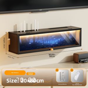 CTYLIGHTZ | Router Storage Organizer Wall Mount Cable Hider