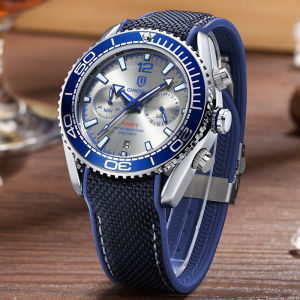 QINGXIYA Brand New Sports Silicone Quartz Watch Men Multifunctional Waterproof Luminous Calendar 24 Hours Chronograph Watches
