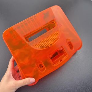 Vỏ Thay Thế Trong Suốt Màu Vàng Cam N64 Cho Máy Chơi Game Nintendo 64 Phụ Kiện Chơi Game Trong Suốt