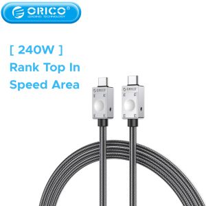 USB4 Type-C Cable, 40Gbps Speed, รูปแบบสายชาร์จเร็ว8K 60Hz สำหรับกล่องทีวีและมือถือแท็บเล็ตแล็ปท็อป, ขนาด 3 Type-C