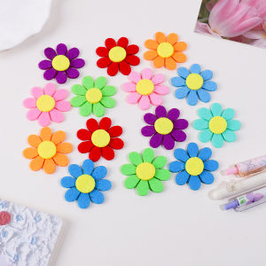 50 Pieces Colorful Daisy Small Flower Set Cute Flower Craft DIY Decoration Gifts Hair Accessories Clothing Accessories