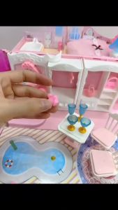 Túi Xách Ngôi Nhà Búp Bê Full Nội Thất Đáng Yêu - ĐỒ CHƠI BÉ GÁI - SP0489