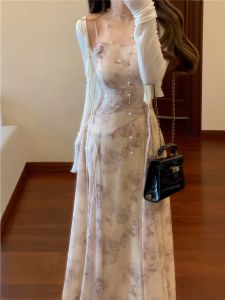 Bộ Đầm và Áo Cardigan Dành cho Phụ Nữ Size Lớn Phong Cách Nghỉ Mùa Hè